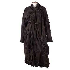 AVANT TOI dark gray green wool overcoat